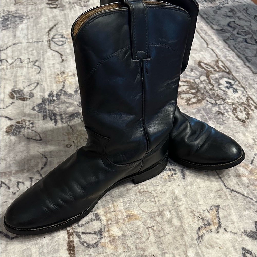 Justin Cowboy Boots Leather men’s Jackson Roper